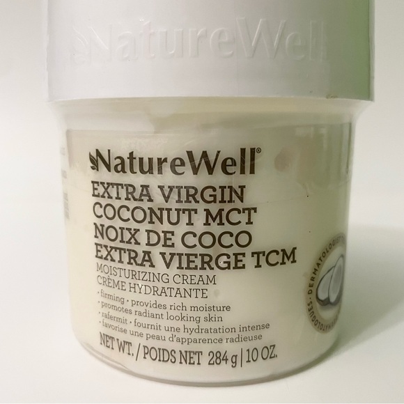 NatureWell Extra Virgin Coconut MCT Moisturizing Cream  284g - Picture 2 of 10